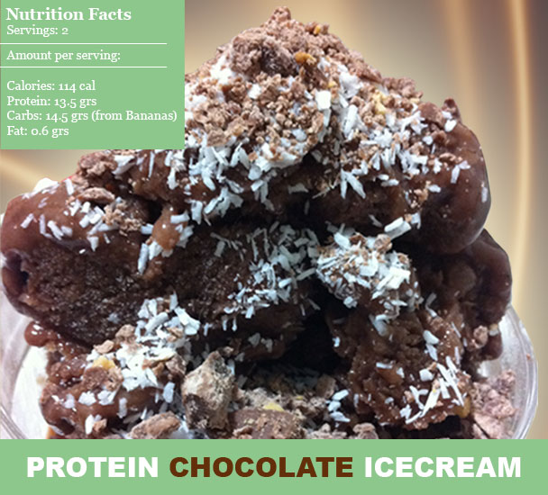 Low Fat Chocolate Protein Icecream